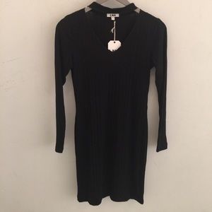 LNA choker dress. Black size small